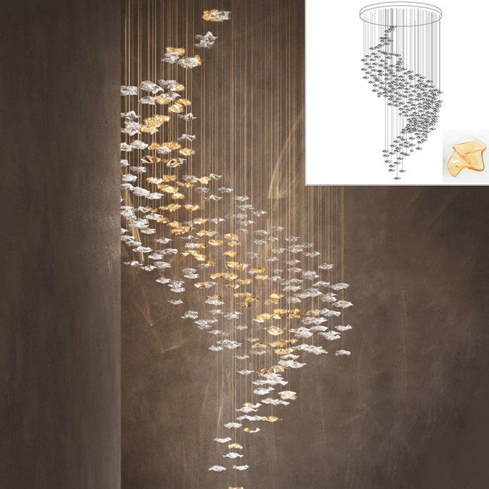 Veloria Fluid Chandelier - Zelno Lighting