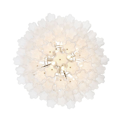 Addis 12 Light 27" Waterfall Chandelier Aged Brass - Zelno Lighting
