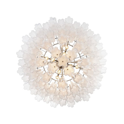 Addis 16 - Light 32" Waterfall Chandelier Aged Brass - Zelno Lighting