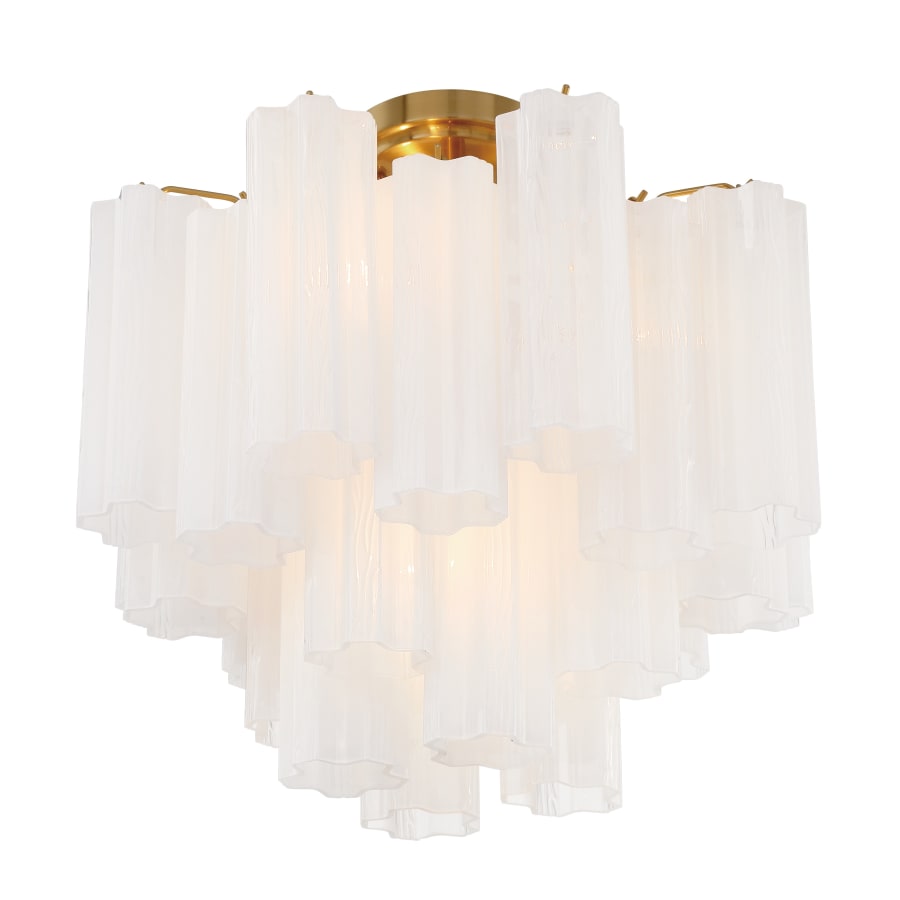 Addis 4 Light 18 in. Semi - Flush Waterfall Ceiling Fixture - Zelno Lighting