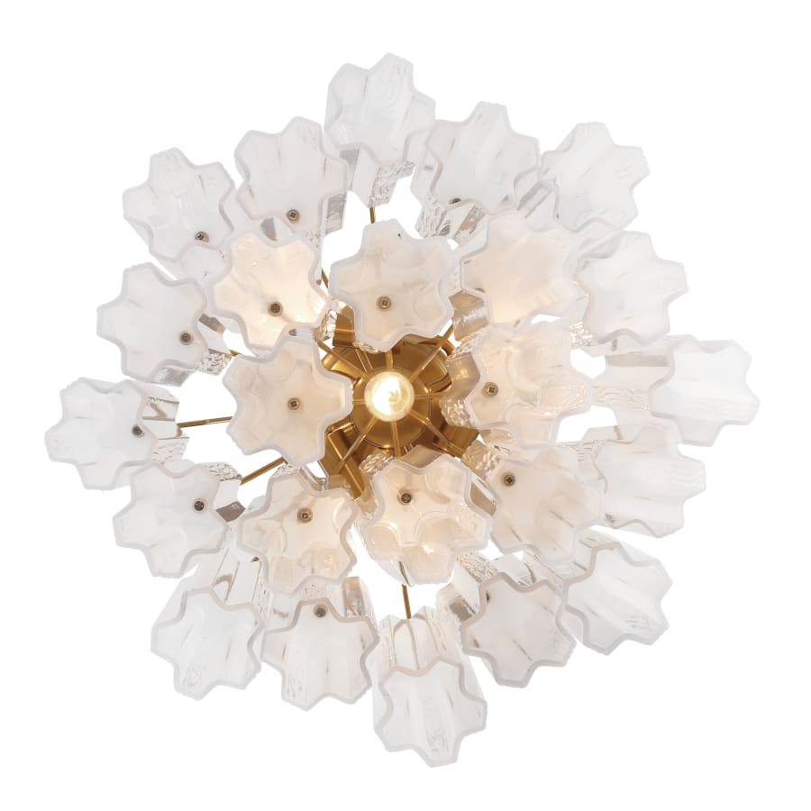 Addis 4 Light 18 in. Semi - Flush Waterfall Ceiling Fixture - Zelno Lighting
