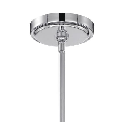 Addis 4 Light 18 in. Waterfall Chandelier White Glass - Zelno Lighting
