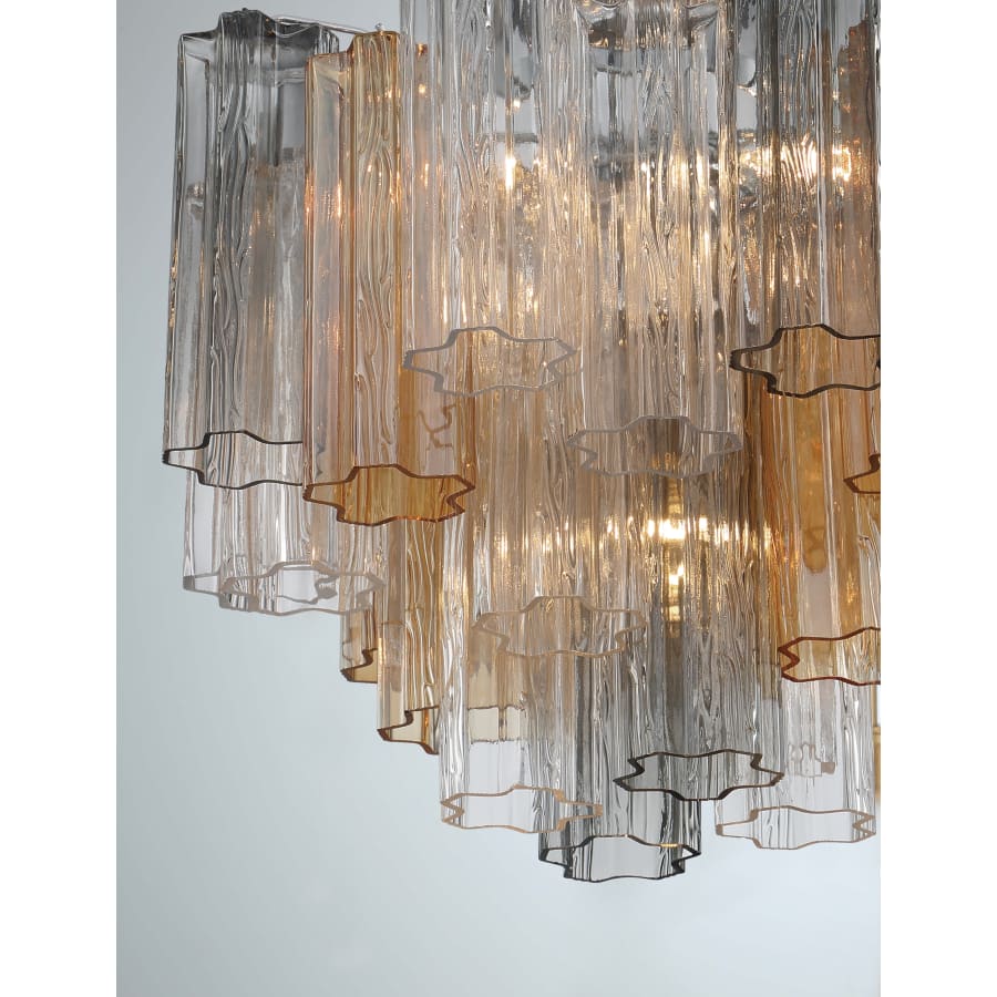 Addis 4 Light 18" Semi - Flush Waterfall Ceiling Fixture - Zelno Lighting