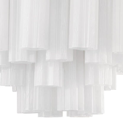 Addis 9 - Light 22 - Inch Waterfall Chandelier Aged Brass - Zelno Lighting
