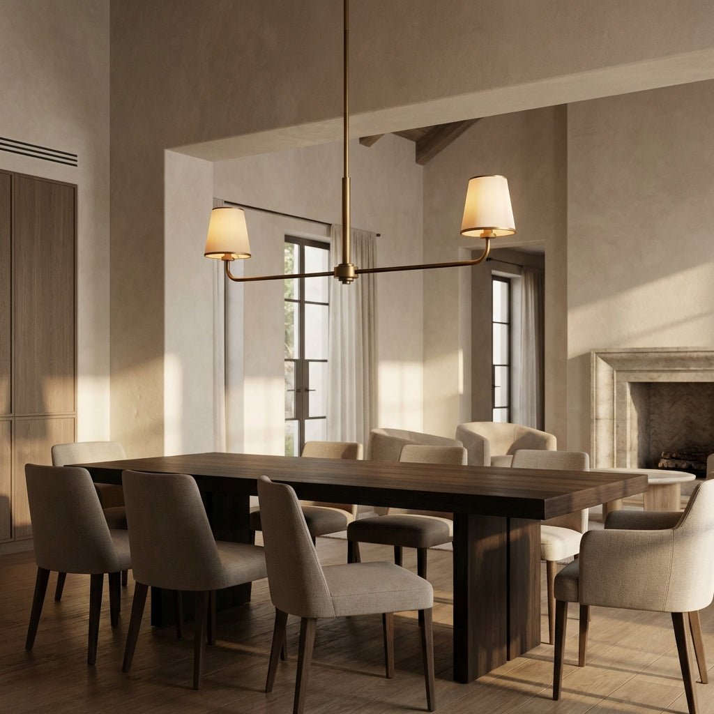 Adria 2 - Light Linear Chandelier - Zelno Lighting