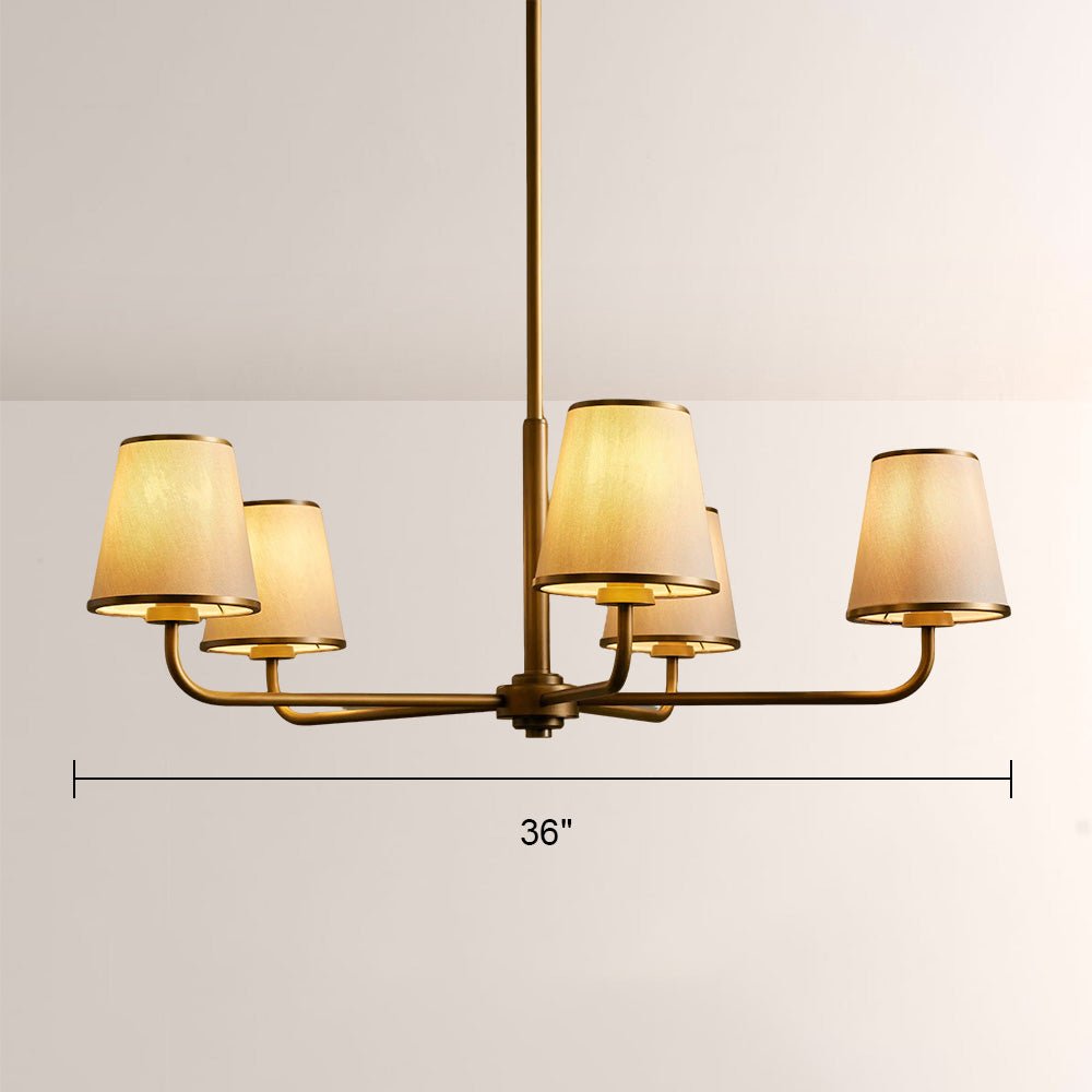 Adria Round Chandelier - Zelno Lighting
