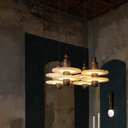 Alabaster Comet Pendant Lamp - Zelno Lighting