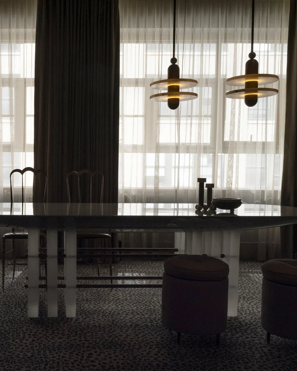 Alabaster Comet Pendant Lamp - Zelno Lighting