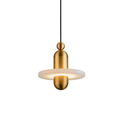 Alabaster Comet Pendant Lamp - Zelno Lighting
