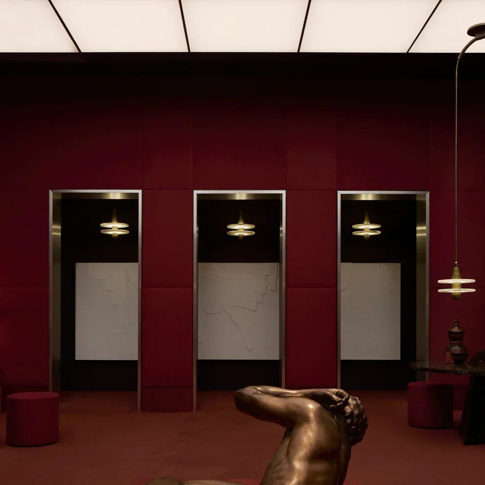 Alabaster Comet Pendant Lamp - Zelno Lighting