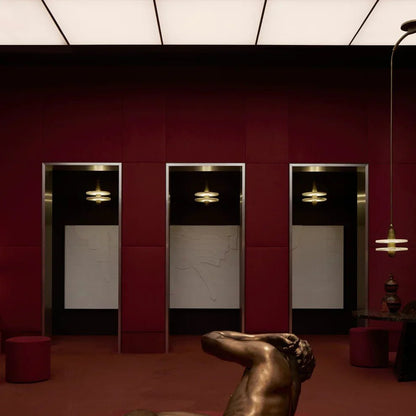 Alabaster Comet Pendant Lamp - Zelno Lighting