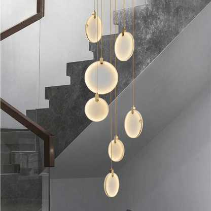 Alabaster Cuboid Dining Room Chandelier,Dining Room Chandelie - Zelno Lighting