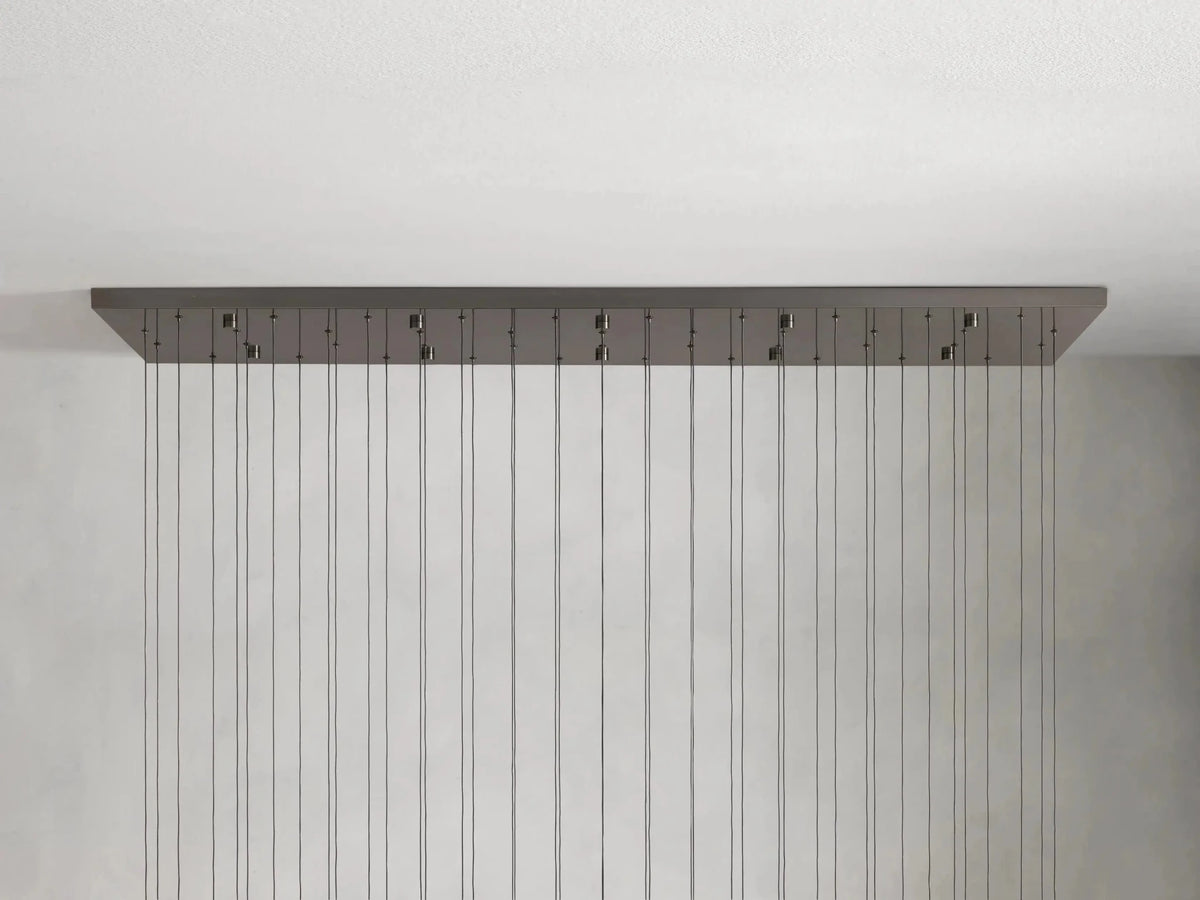 Alien Alabaster Linear Chandelier - Zelno Lighting