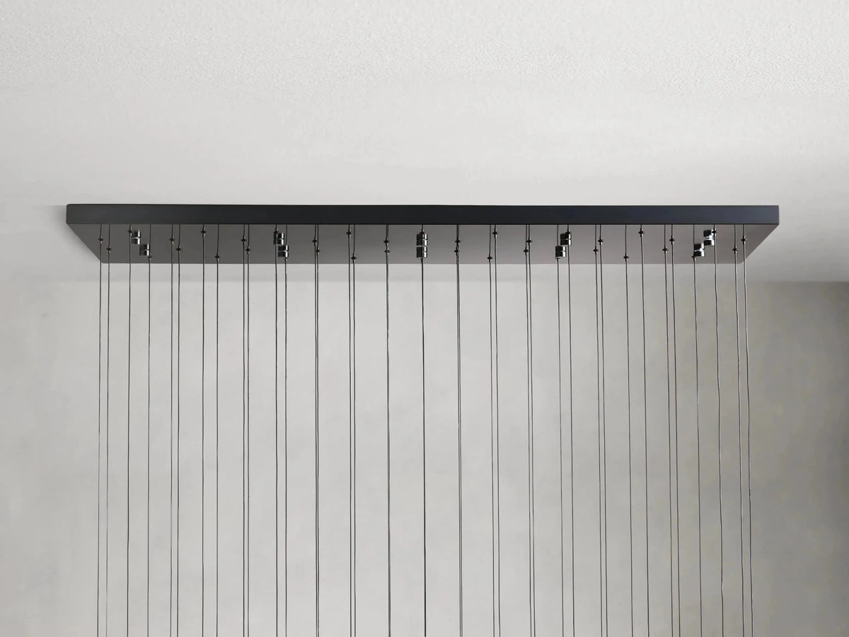 Alien Alabaster Linear Chandelier - Zelno Lighting