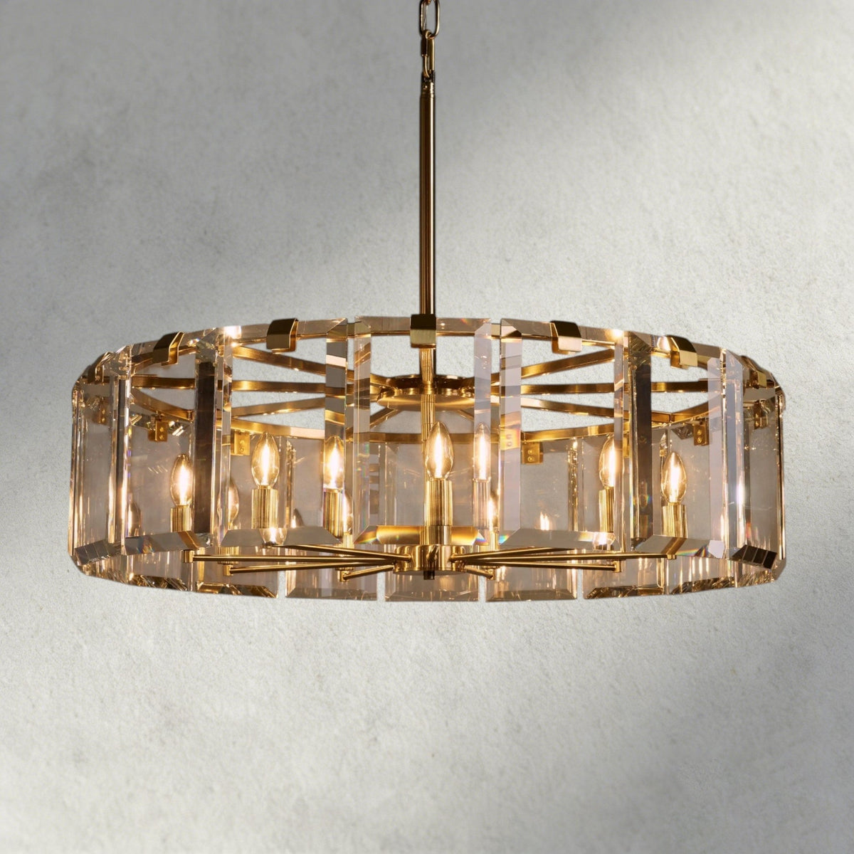 Amaya Round Chandelier 21.5", 30", 38", 48" - Zelno Lighting