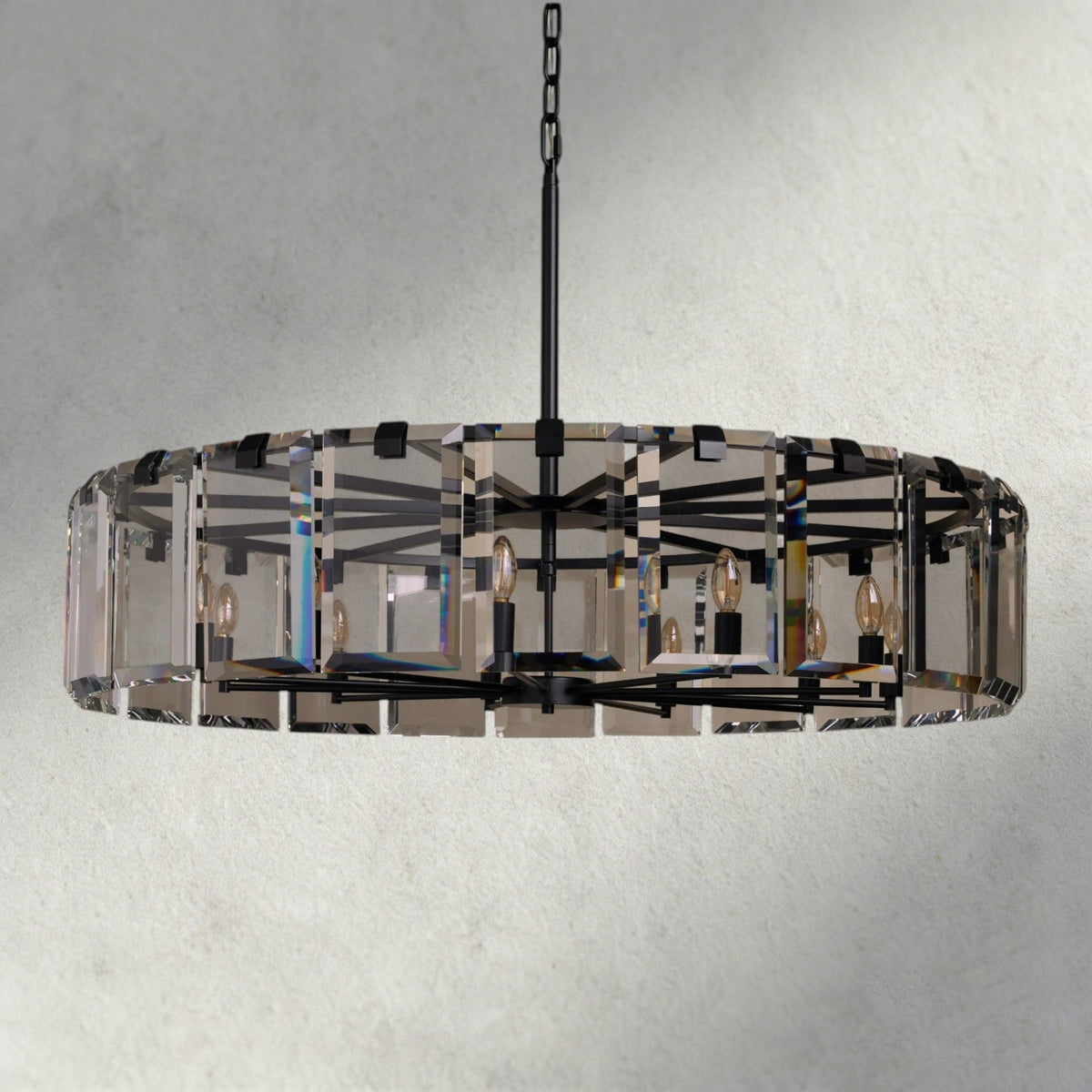 Amaya Round Chandelier 21.5", 30", 38", 48" - Zelno Lighting