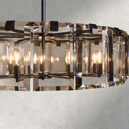 Amaya Round Chandelier 21.5", 30", 38", 48" - Zelno Lighting
