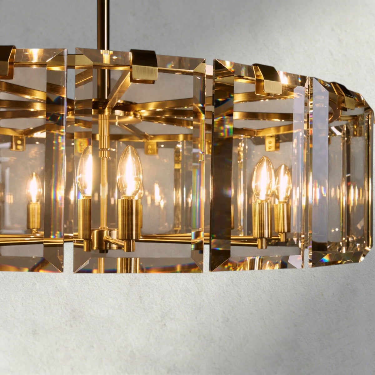 Amaya Round Chandelier 21.5", 30", 38", 48" - Zelno Lighting
