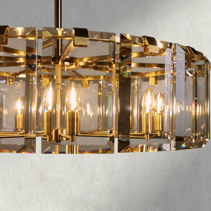 Amaya Round Chandelier 21.5", 30", 38", 48" - Zelno Lighting