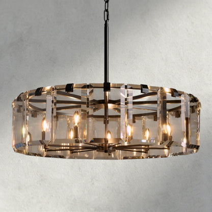 Amaya Round Chandelier 21.5", 30", 38", 48" - Zelno Lighting