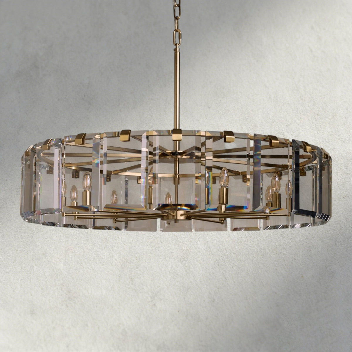 Amaya Round Chandelier 21.5", 30", 38", 48" - Zelno Lighting