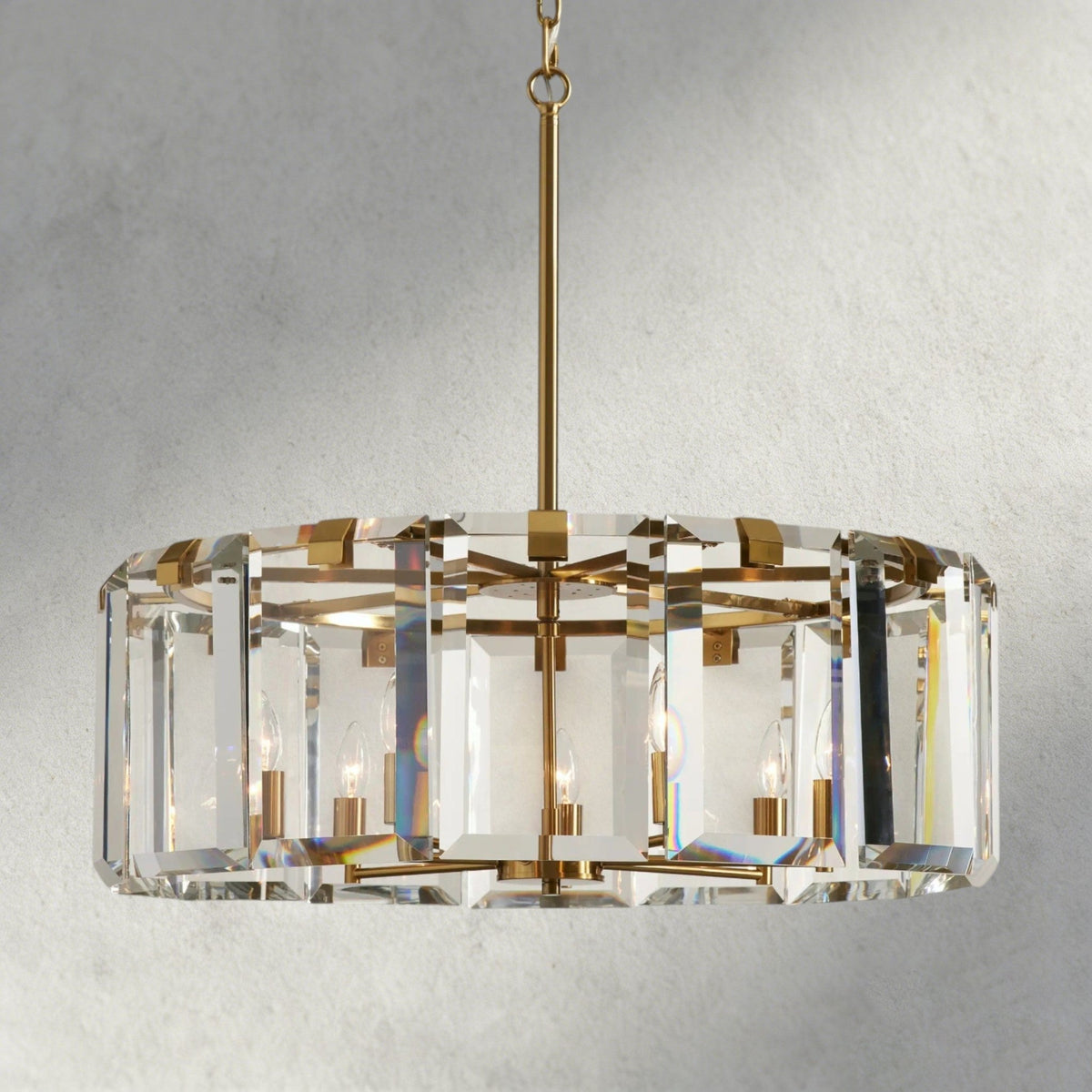 Amaya Round Chandelier 21.5", 30", 38", 48" - Zelno Lighting
