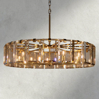Amaya Round Chandelier 21.5", 30", 38", 48" - Zelno Lighting