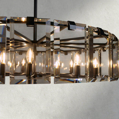Amaya Round Chandelier 21.5", 30", 38", 48" - Zelno Lighting