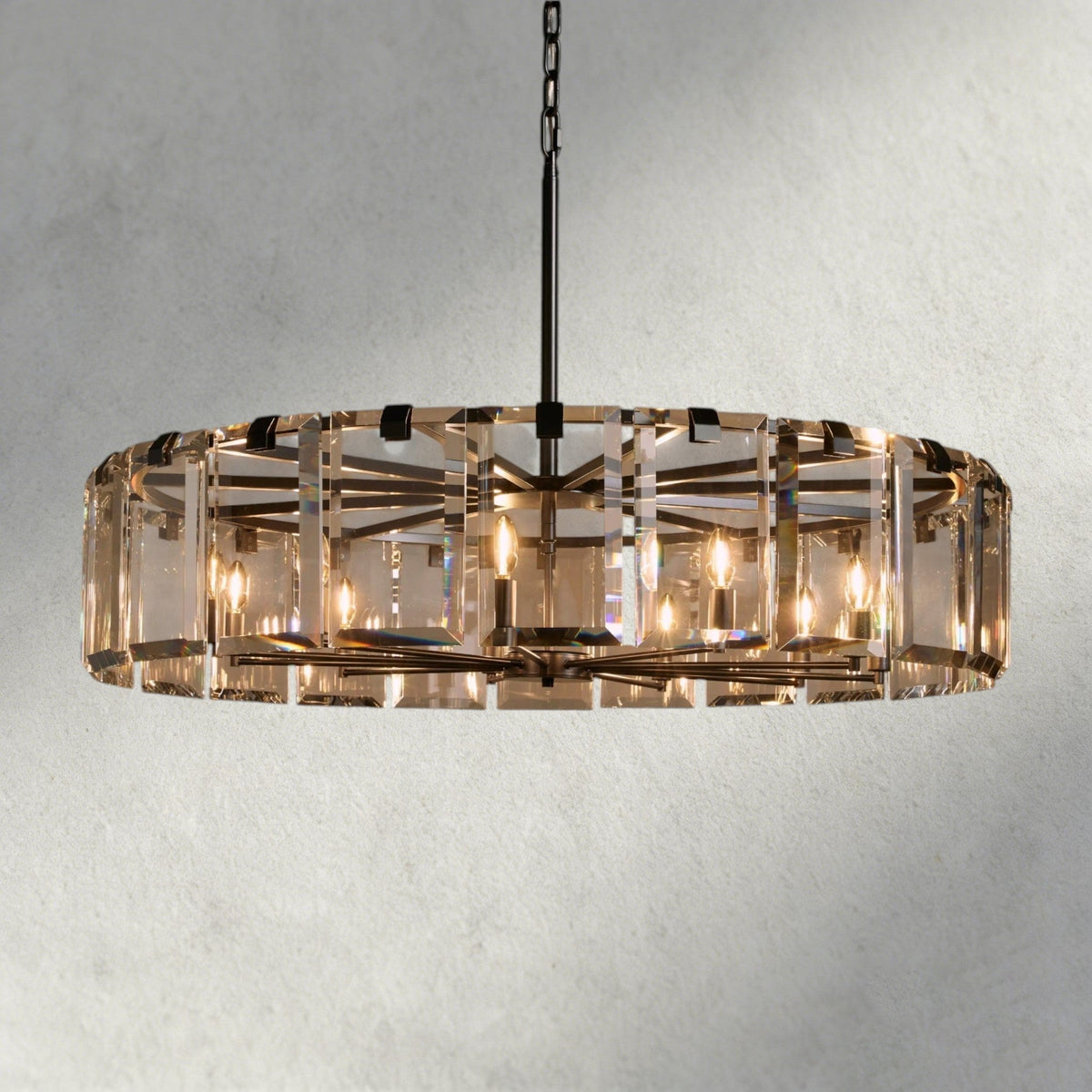 Amaya Round Chandelier 21.5", 30", 38", 48" - Zelno Lighting