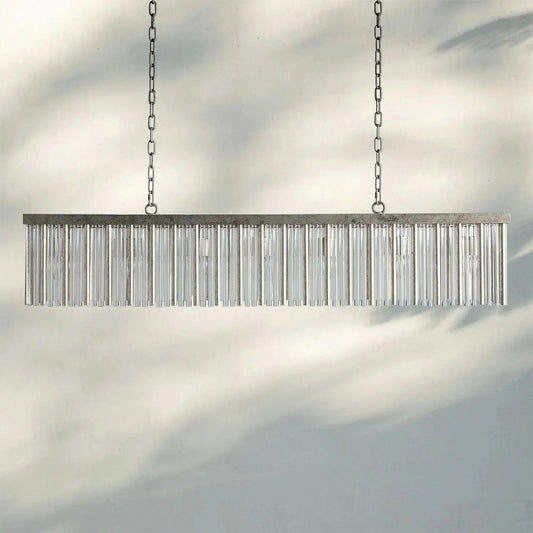 Andalucian Rectangular Chandelier 48'' 56'' - Zelno Lighting
