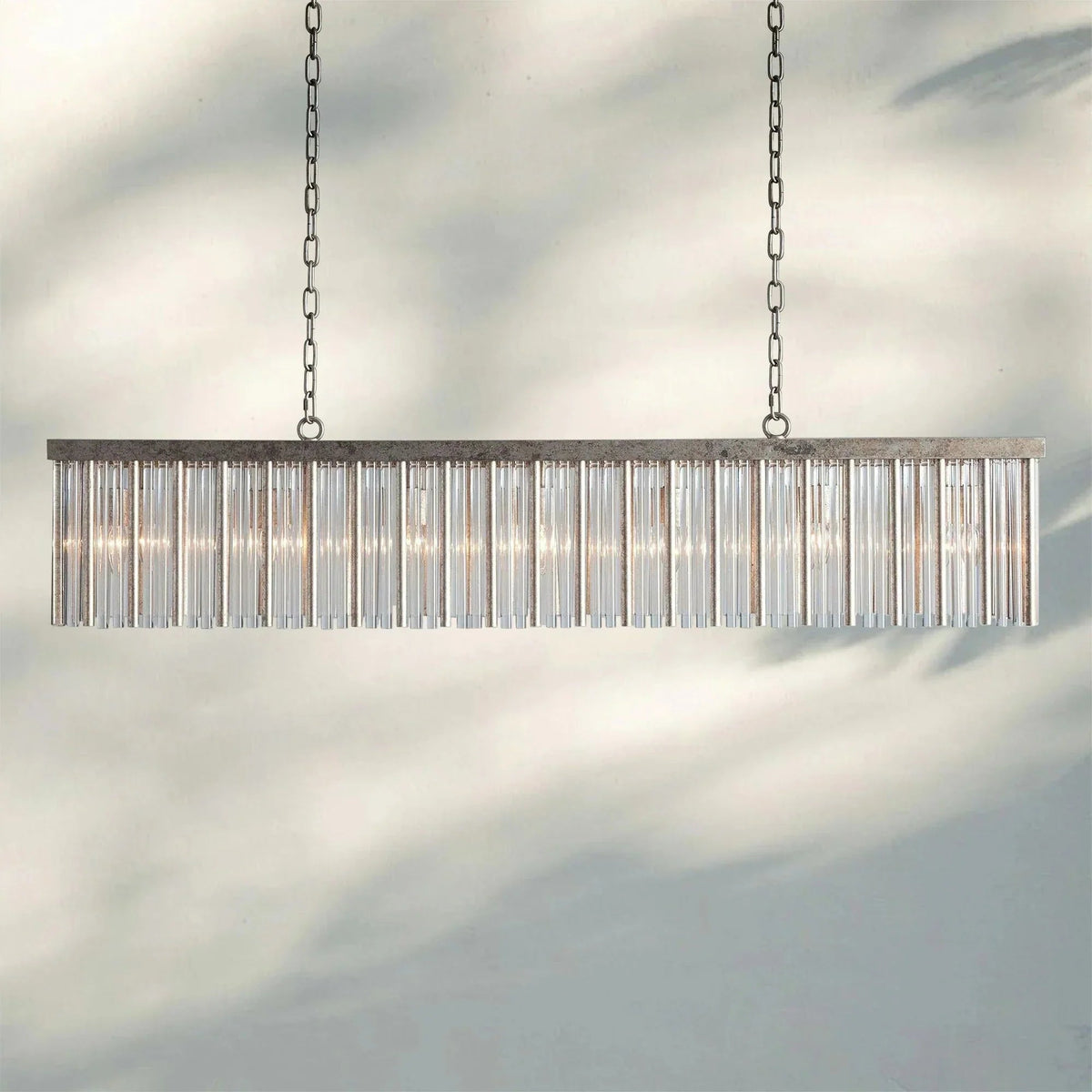 Andalucian Rectangular Chandelier 48'' 56'' - Zelno Lighting