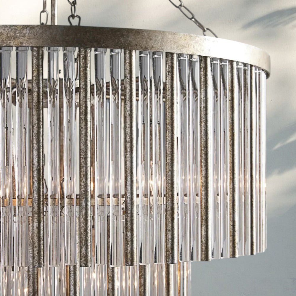 Andalucian Round Chandelier 24"35" - Zelno Lighting