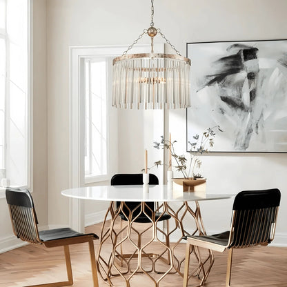Andalucian Round Chandelier 24"35" - Zelno Lighting