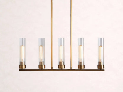 Andreas Linear Chandelier - Zelno Lighting