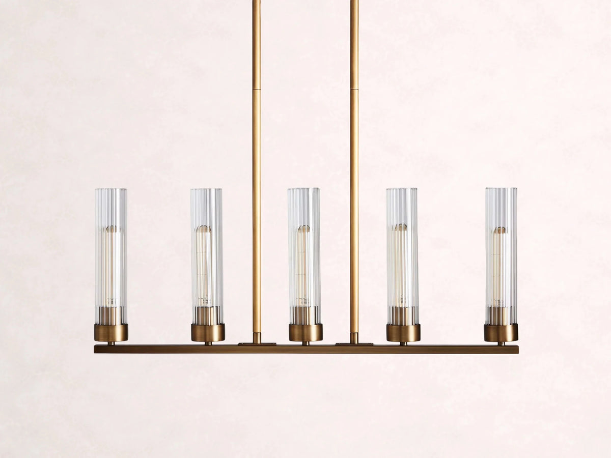 Andreas Linear Chandelier - Zelno Lighting