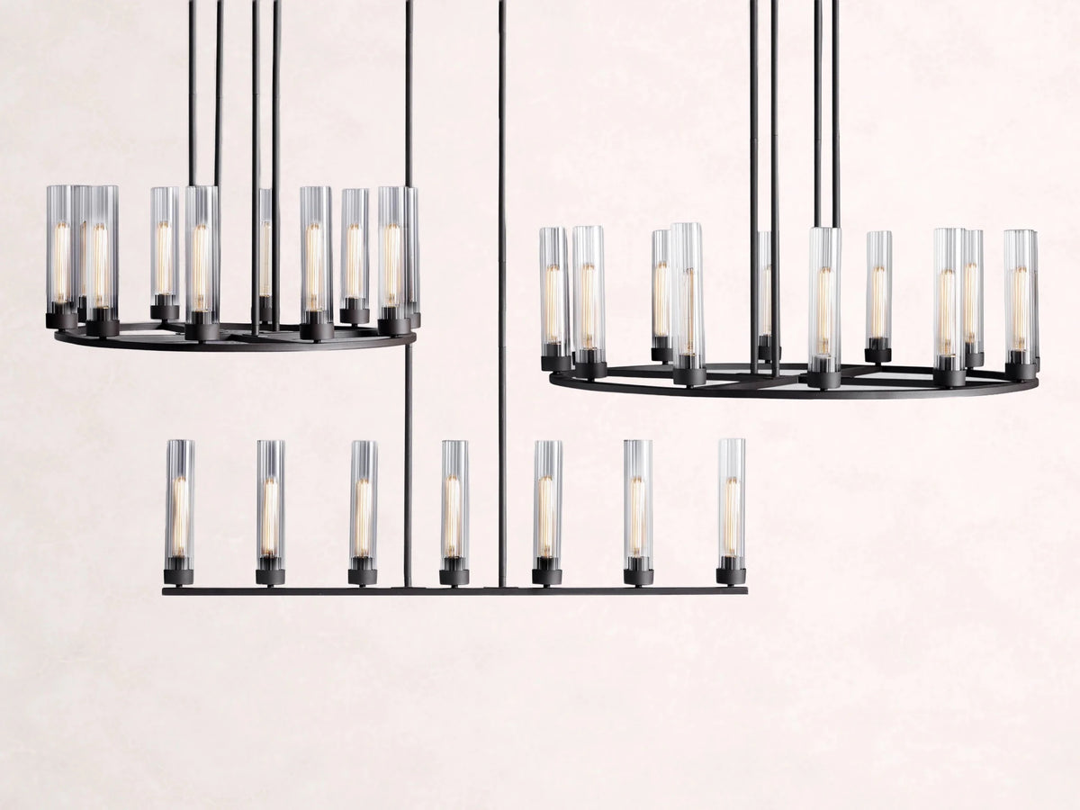 Andreas Linear Chandelier - Zelno Lighting