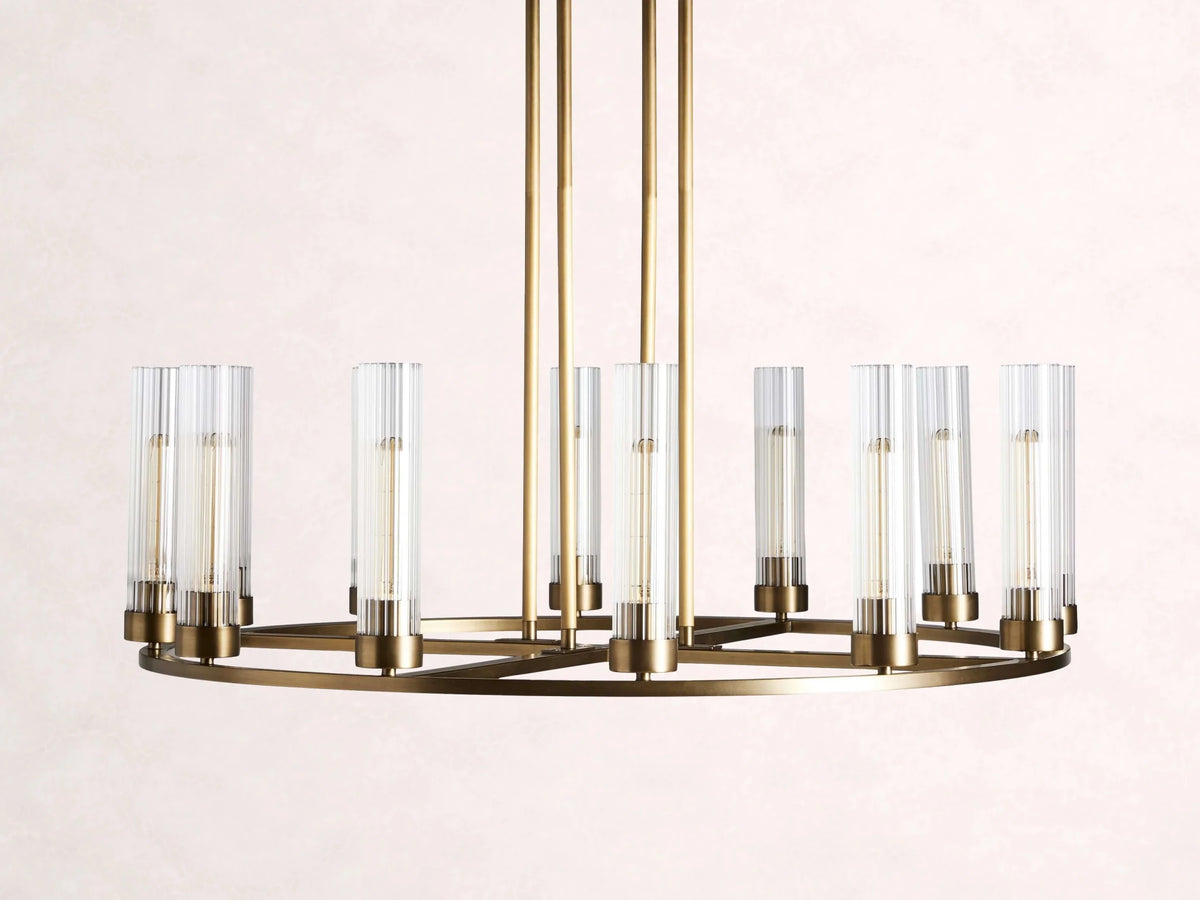Andreas Round Chandelier - Zelno Lighting