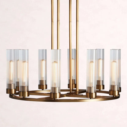 Andreas Round Chandelier - Zelno Lighting