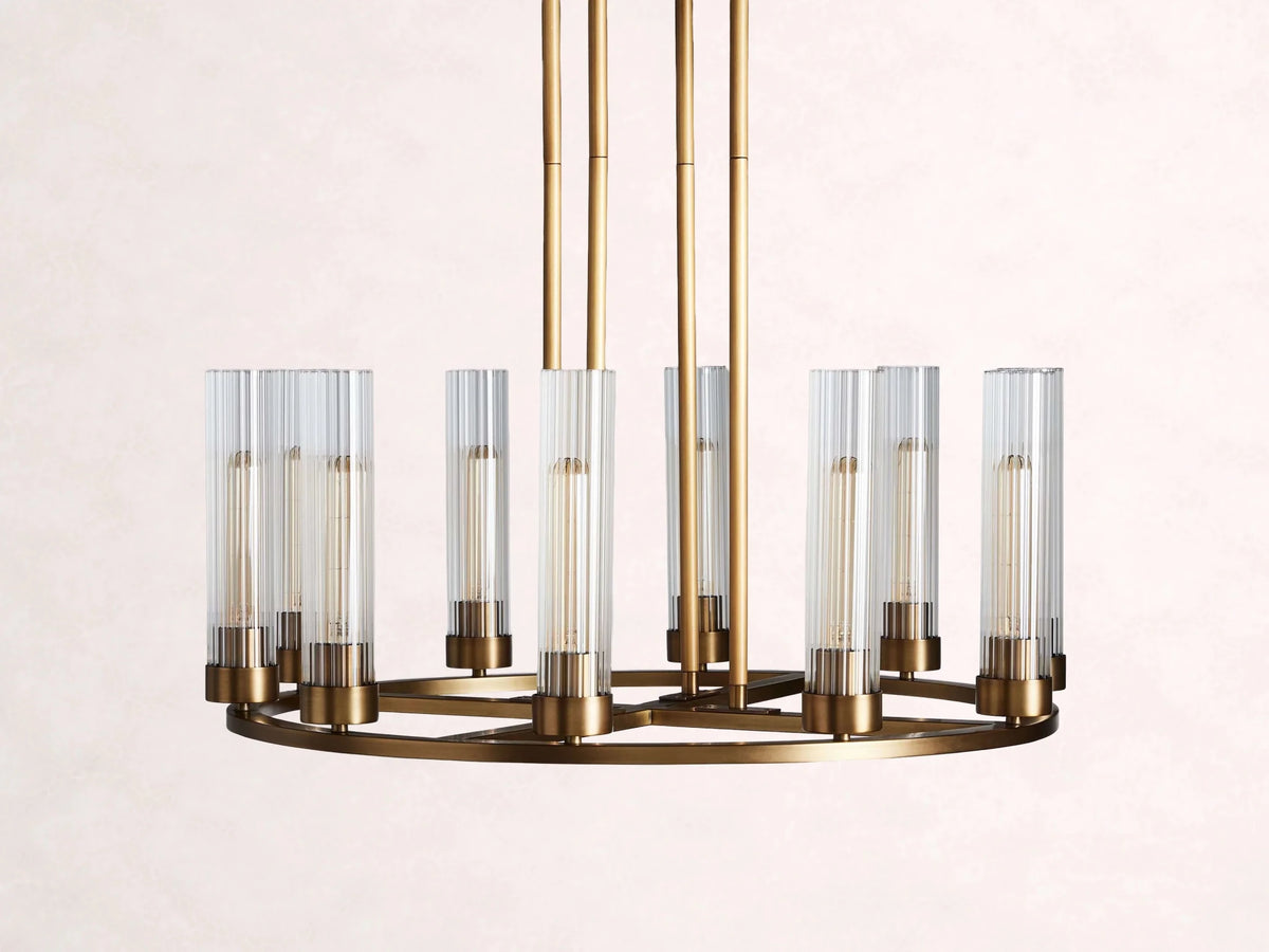Andreas Round Chandelier - Zelno Lighting