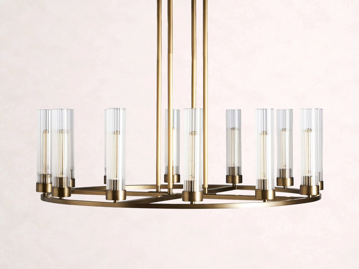 Andreas Round Chandelier - Zelno Lighting