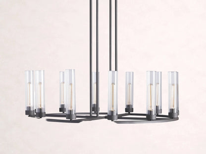 Andreas Round Chandelier - Zelno Lighting