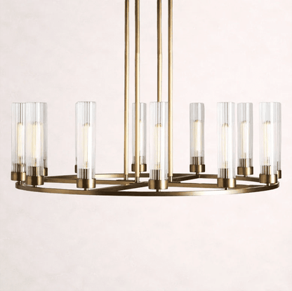 Andreas Round Chandelier - Zelno Lighting