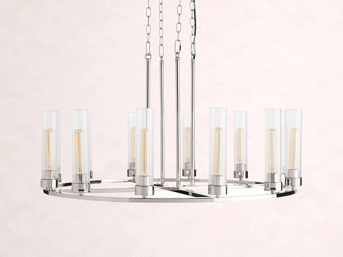 Andreas Round Chandelier - Zelno Lighting
