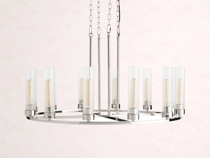 Andreas Round Chandelier - Zelno Lighting