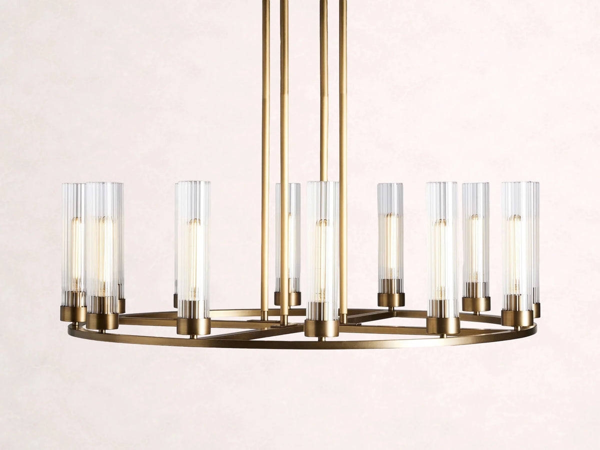 Andreas Round Chandelier - Zelno Lighting