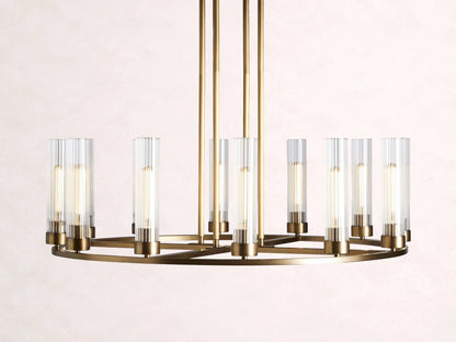 Andreas Round Chandelier - Zelno Lighting