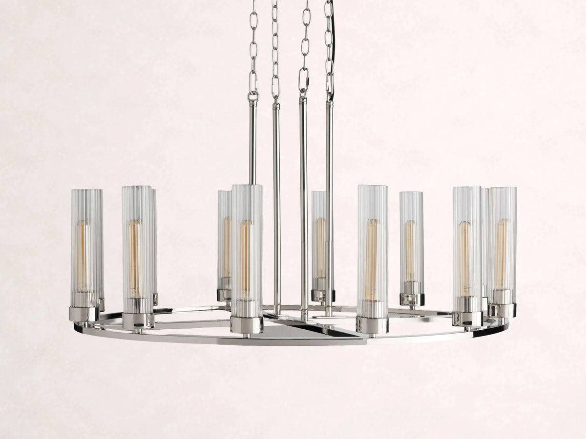 Andreas Round Chandelier - Zelno Lighting