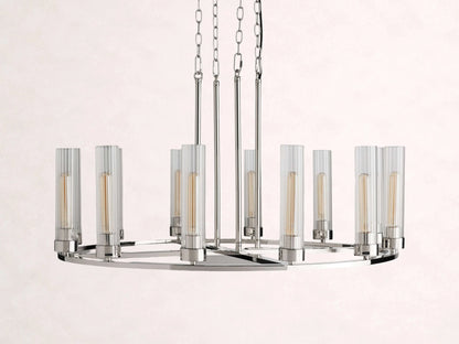 Andreas Round Chandelier - Zelno Lighting