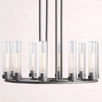 Andreas Round Chandelier - Zelno Lighting