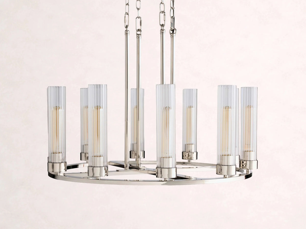 Andreas Round Chandelier - Zelno Lighting